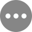 Status icon, gray circle and three horizontal white dots