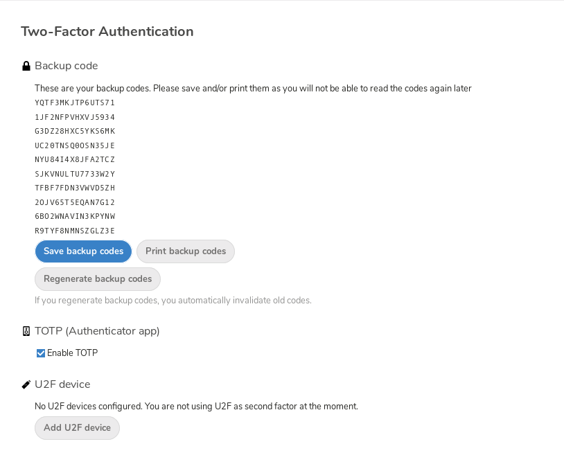 backup google authenticator codes