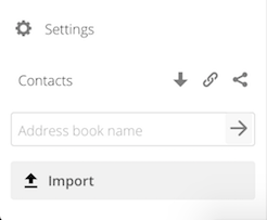 Contacts Upload Field