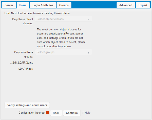 User Authentication With Ldap — Nextcloud Latest Administration Manual 