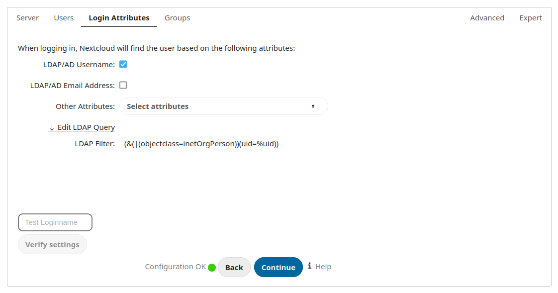 User Authentication With Ldap Nextcloud Latest Administration Manual Latest Documentation